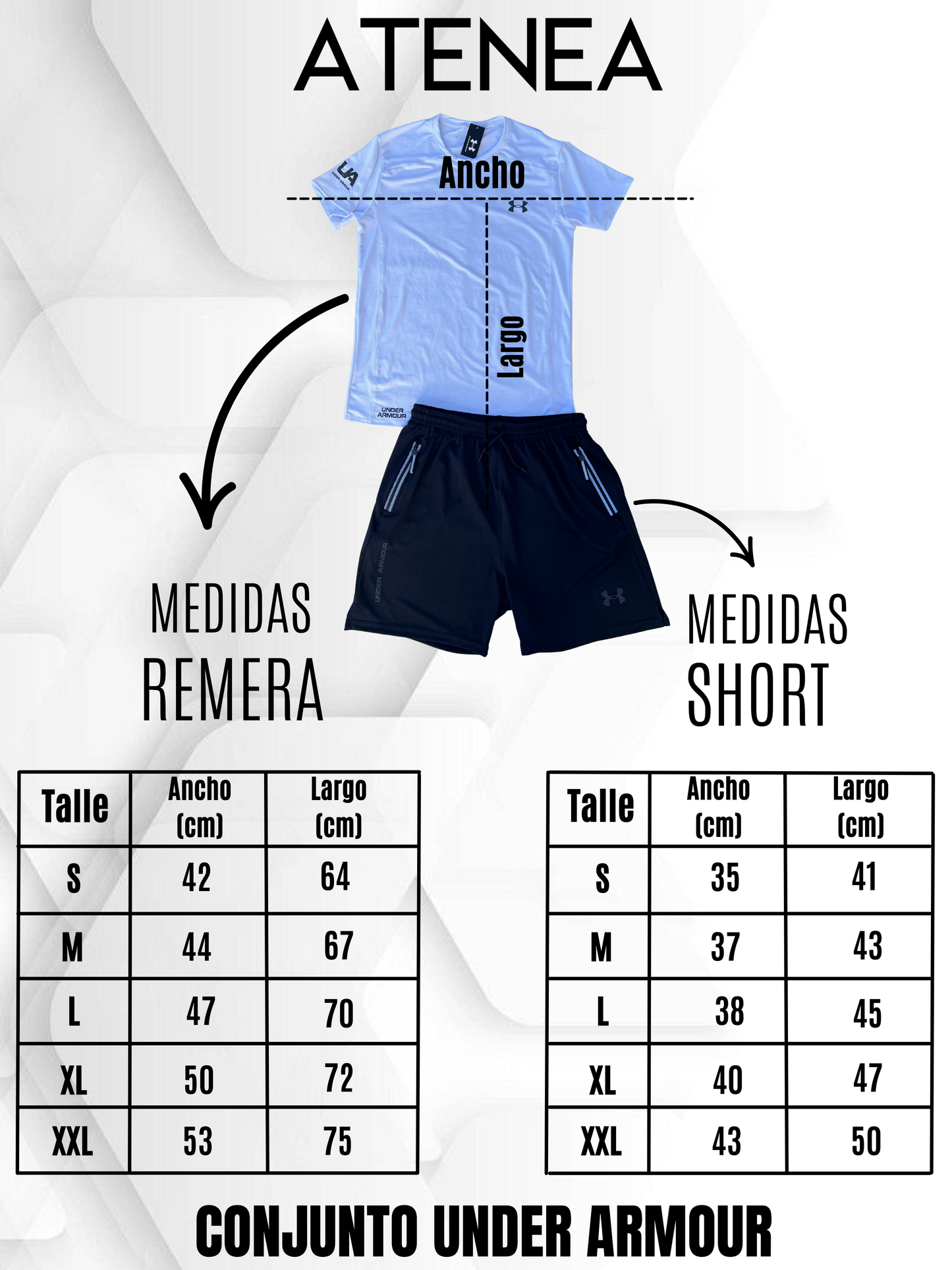 CONJUNTO UNDER ARMOUR + GORRA PREMIUM DE REGALO 🎁